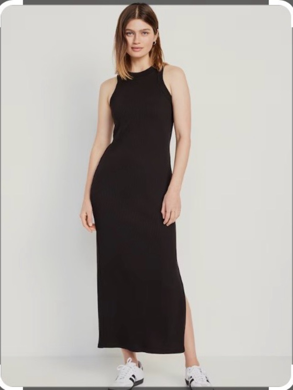 Old Navy Black Sleeveless Maxi Dress